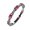 July - Simulated Ruby, variant on NANA Silver Stackable Ring Princess Cut Platinum Plated - Size 6 - Simulated Ruby - July Birthstone