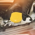 thumbnail image 2 of Unique Bargains 2 Pcs Windshield Washer Fluid Reservoir Bottle Cap Cover Fit for Subaru Forester with Ruler Yellow, 2 of 6