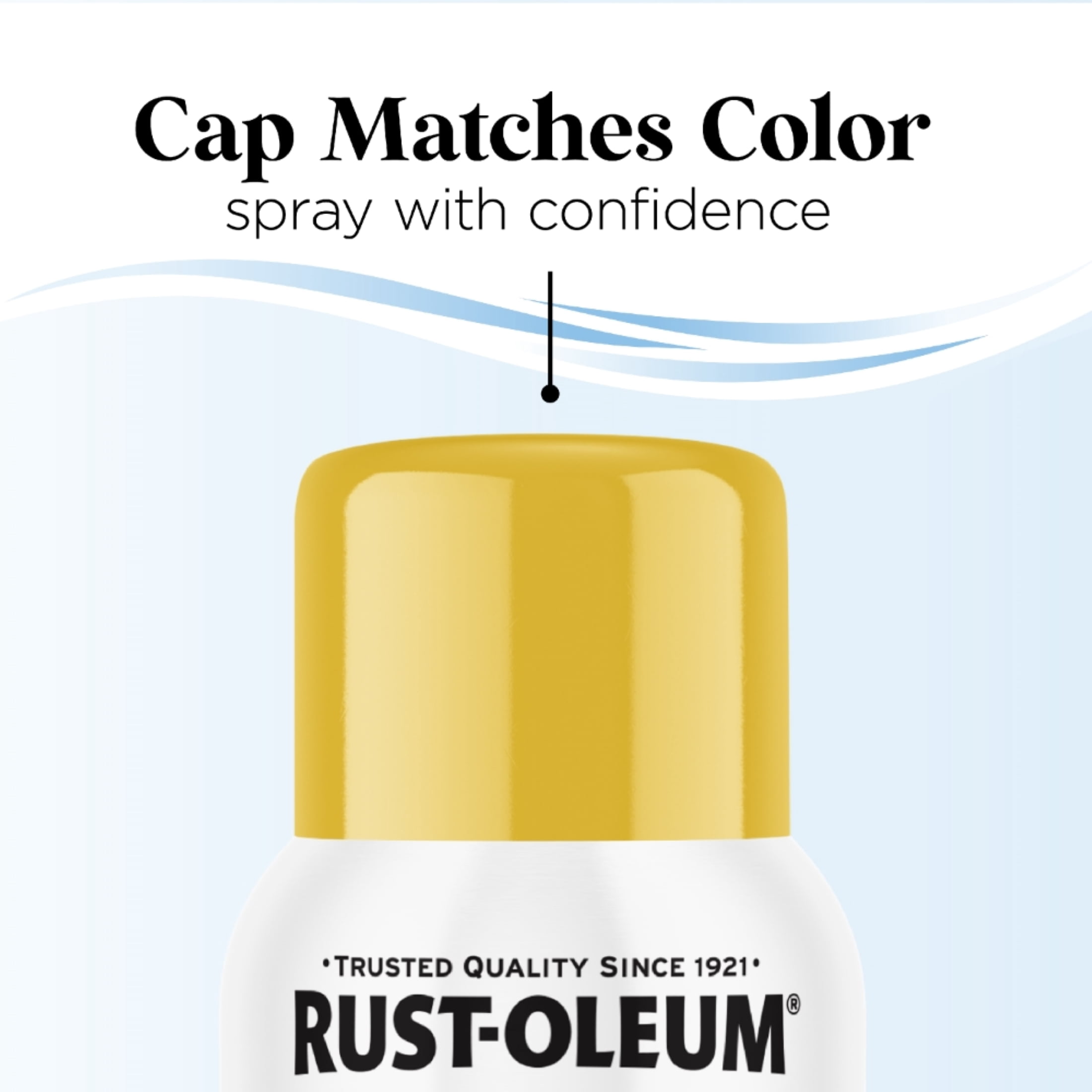 (2 pack) Daisy Yellow, Rust-Oleum Low Odor Premium Gloss Spray Paint-388269, 11 oz