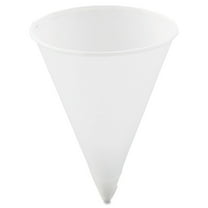 YesPac 4.5 oz Rolled Rim Paper Cone Cup, YPCC-45, White | 5,000/Case