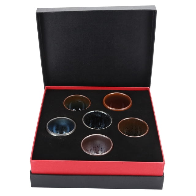 Taza de cerámica, 6 piezas/juego de tazas de té Taza de té de cerámica Taza de té Funcionalidad versátil