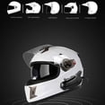 thumbnail image 3 of Motorcycle Bluetooth Helmet Intercom Universal Pairing Waterproof Headset with CNC Noise Reduction Function A, 3 of 5