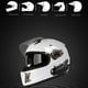 thumbnail image 3 of Motorcycle Bluetooth Helmet Intercom Universal Pairing Waterproof Headset with CNC Noise Reduction Function A, 3 of 5