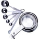 thumbnail image 1 of Cuchara medidora de acero inoxidable de 6 piezas, práctica cuchara medidora para hornear, para cocina casera con 5 tazas medidoras., 1 of 7