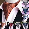thumbnail image 4 of Cravate Ascot pour Homme, Mode Classique Vintage à Motif Floral en Polyester, Cravate Ascot, 4 of 10