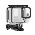 thumbnail image 1 of Waterproof Housing Case Compatible with GoPro HERO9 Black, 60M/196FT Underwater Protective Diving Casae Shell with Bracket Mount Accessories Compatible with Hero, 1 of 7