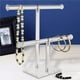 thumbnail image 4 of Soporte De Árbol De Joyería De Acrílico Organizador T-Bar Collar Soporte De Exhibición Pendientes Titular Para Colgar En El Hogar Estante Colgante Para Más Pulseras Anillos Relojes Guardurnaity HA018898-00, 4 of 7