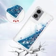 thumbnail image 4 of Case for Motorola Moto G Stylus 5G 2024 Case Glitter Cute Luxury Love Liquid Quicksand Clear Soft TPU Girls Women Stylish Bumper Shockproof Protective Cover for Moto G Stylus 5G 2024 Blue YB, 4 of 14