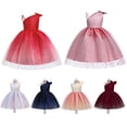 thumbnail image 2 of Vestidos de novia de lentejuelas para niñas pequeñas Fiesta de cumpleaños de tul para niños pequeños Un hombro Tutu Vestido de fiesta Traje de noche para niños 2-8y3T (Etiqueta 110) Gao Jinjia LED, 2 of 2