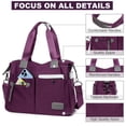 thumbnail image 3 of Bolso de mano para mujer,Bolso de hombro con múltiples bolsillos,Bolso de enfermera para el trabajo,Bolso cruzado grande,Bolso con asa superior de nailon de moda, 3 of 5