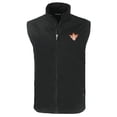 thumbnail image 2 of Men's Cutter & Buck  Black Texas Longhorns Vault Charter Eco Recycled Full-Zip Vest, 2 of 3