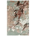 thumbnail image 2 of SAFAVIEH Soho Ace Abstract Wool Area Rug, Blue/Multi, 3'6" x 5'6", 2 of 7