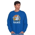 thumbnail image 5 of Funny Summer Sailing Eat My Gust Boat Unisex Plus Size Sweatshirt Brisco Brands 2X, 5 of 6