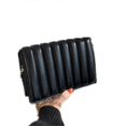 thumbnail image 2 of Bolsos pequeños de invierno, bolsos de mujer, moda y popular, bolso de mensajero plegable, bolso de cadena plegable a rayas, 2 of 2