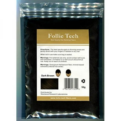 Buy Follic Tech Hair Building Fibers Dark Brown 50 Grams Highest Grade Refill That You Can Use for Your Bottles from Competitors Like Toppik®, Xfusion®, Miracle Hair® Made In The USA not Buy Follic Tech Hair Building Fibers Dark Brown 50 Grams Highest Grade Refill That You Can Use for Your Bottles from Competitors Like Toppik®, Xfusion®, Miracle Hair® Made In The USA not