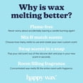thumbnail image 4 of Wax Melts Happy Wax con aroma a vainilla y sándalo, 240 ml, 4 of 6