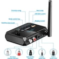 thumbnail image 6 of Bluetooth 5.3 Receiver for Home Stereo, RCA Bluetooth Adapter, Low Latency & HD Music Audio, Support Optical AUX 3.5mm, RCA Receiver Adapter for Speakers, Music Streaming Stereo System, 6 of 11