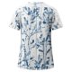 thumbnail image 5 of Fiudx Ofertas Flash Artículos En Oferta Camiseta Estampada a La Moda para Mujer, Blusa de Manga Corta con Encaje, Tops Informales con Cuello Redondo, 5 of 5