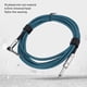thumbnail image 3 of Cable de Guitarra Eléctrica en ángulo Recto Cable de Guitarra de 6,5 mm Conector de Ángulo Recto A Recto Cable de Conexión de Guitarra Trenzado de Nailon 3 Metro, 3 of 7