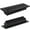 Powder Coated Black, variant on Achtek Air Supply Vent 2"x 10" Duct Opening (Overall 3-1/2"x 11-3/4") Solid Cast Aluminum Register Cover | Powder Coated