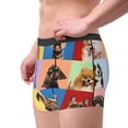 thumbnail image 2 of Cauagu funny dogs Print Boxer Briefs for Men,Comfortable Breathable Men's Underwear Moisture Wicking Underpants-Small, 2 of 5
