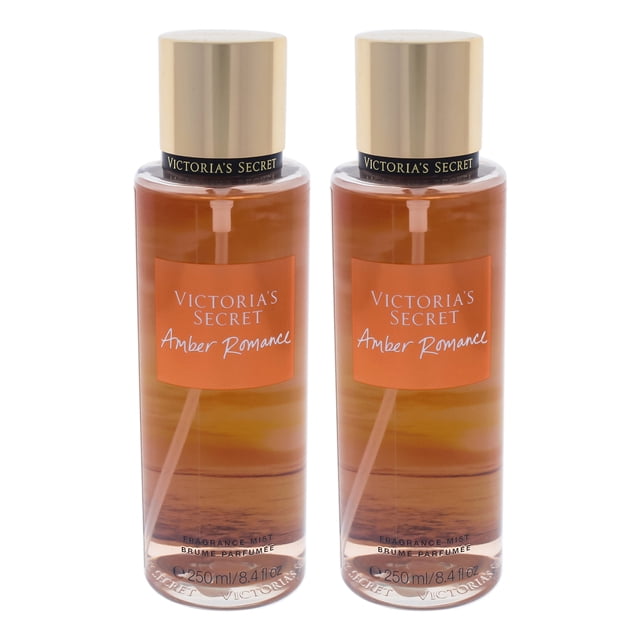 Rocío Fragante Victoria's Secret Amber Romance Paquete de 2 8.4 oz