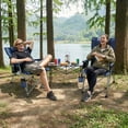 thumbnail image 7 of Folding Camping Chair For Adults With Adjustable Back, Heavy-Duty 500 Lbs Support, Oversized Collapsible Portable High Back Reclining Chair For Outdoor Lawn Patio Balcony (Blue), 7 of 7
