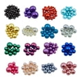 thumbnail image 4 of Pearls Artificial Multi-Purpose Round Beads Perfect Decorative Fillers Crafting Pieces Clothing Accessories Table Decoration Watermelon pink, 4 of 6