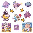 thumbnail image 1 of Planet Astronaut Embroidery Sticker(12 pieces), 1 of 5