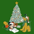 thumbnail image 2 of Men's Mickey & Friends Letter for Santa Sweatshirt Kelly Green 3X Large, 2 of 4