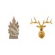 thumbnail image 1 of Estatua católica,Colección de figuritas y adornos de la Sagrada Familia,Escultura católica de la Santísima Virgen María,Estatua de cabeza de ciervo,Decoración de pared con cabeza de, 1 of 8
