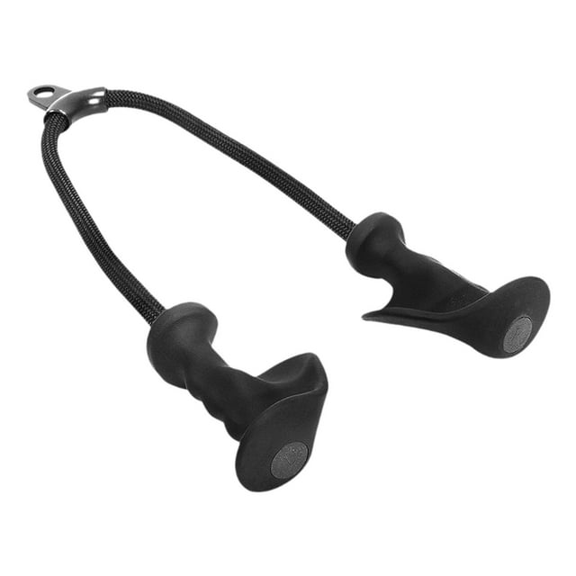 Cuerda de tríceps para máquina de cable perfecl Negro 49 cm