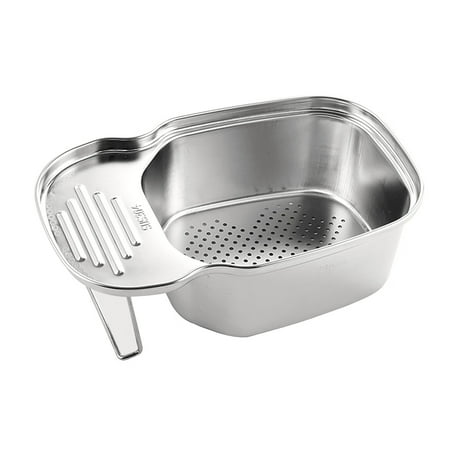 

Sink Strainer Basket Metal Fruit Washing Bowl for Vegetable