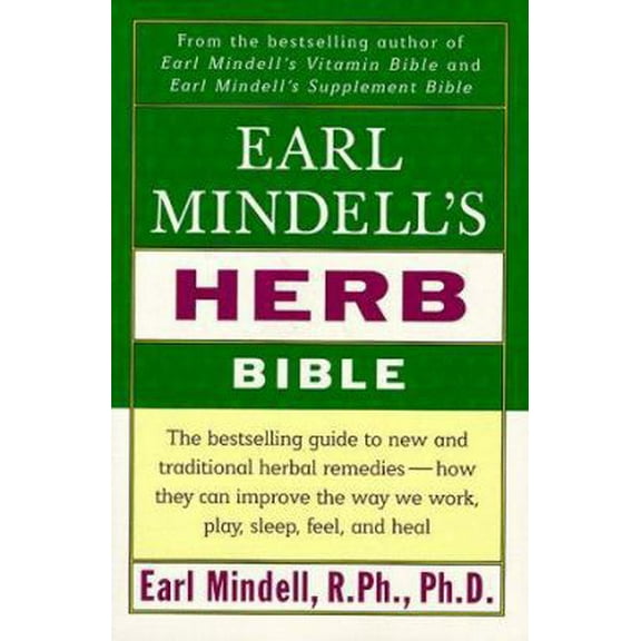 Pre-Owned Earl Mindells Herb Bible (Paperback) 0684849062 9780684849065