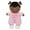 Pink Eva Doll, variant on Baby Starters My First Doll 10 inch Plush Baby Doll, Brunette Eva