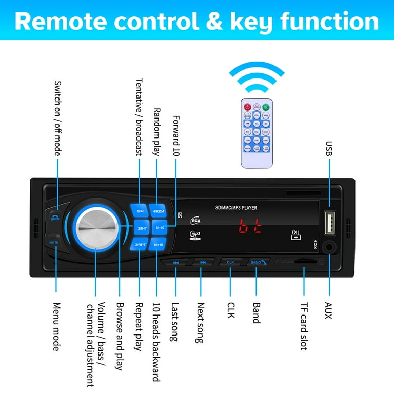 Voiture Radio 1 DIN Bluetooth Radio Cassette Playercar GPS Navigation  Inverser Image Rétractable Autoradio U Disk Lecture 7 Pouces Du 144,92 €