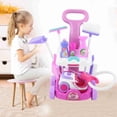 thumbnail image 4 of Juego de limpieza del hogar, juego de simulación de barrido para preescolar, juguete educativo para niños, color rosa, 4 of 14