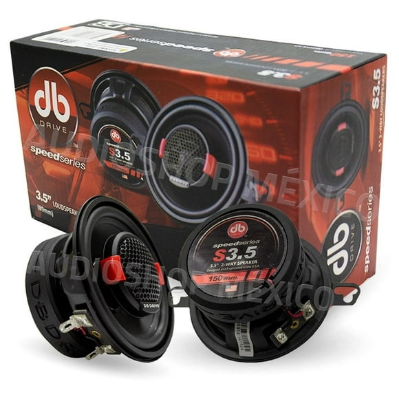 Bocinas Coaxiales DB Drive S3.5 150 Watts 3.5 Pulgadas Speed Series DB Drive Bocinas Coaxiales DB Drive S3.5