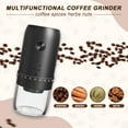 thumbnail image 3 of Portable Electric Burr Coffee Grinder with 40 Adjustable Settings, Conical burr coffee grinder, Coffee Bean Grinding Machine with Conical Burr Coffee Grinder 1800mAh Rechargeable for Travel, Home, 3 of 5
