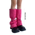 thumbnail image 3 of ZPAQI Cargo Leg Warmers with Buckled Strap Aesthetic Flared Baggy Leg Covers Socks, 3 of 21