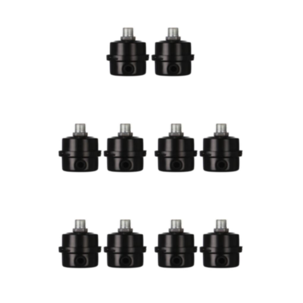 Guardoinrt 2x Black Powerful And Portable Air Compressor With Low Noise Operation Filter Intake 20.5mm iron G1/2 5Set