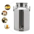 thumbnail image 6 of 60L Stainless Steel Milk Jug Milk Can Sealed Milk Bucket 15.85Gal with Lid & Faucet, 6 of 13