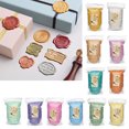 thumbnail image 4 of 500g Flower Shaped Sealing Waxes for Seal Stamp Colorful Waxes Seal Beads for Letter Envelope Christmas Card Package, 4 of 8