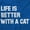 Royal, variant on Life is Better with a Cat Kitty Lover Hoodie Sweatshirt Women Men Brisco Brands S