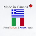 thumbnail image 2 of CafePress - Made In Canada From Italian And Greek Parts Body S - Long Sleeve Cotton Baby Bodysuit, 2 of 4