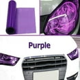 thumbnail image 6 of Purple 12*60 Inch Smoke Car Headlight Taillight Fog Light Tint Film Vinyl Wrap, 6 of 6