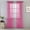 Neon pink, variant on RT Designers Collection Cara Grommet Curtain Panel for Windows 54" x 84" Aqua