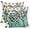 Green Pumpkin, variant on Fall Polka Dot Pumpkin Pillow Covers 16X16 Inch Autumn Harvest Thanksgiving Pillow Cases Orange Seasonal Square Throw Pillows Set of 2 Farmhouse Home Decor for Sofa Couch Bedroom Porch Outdoor
