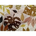 thumbnail image 5 of oneOone Cotton Cambric Dark Mustard Fabric Leaves Sewing Material Print Fabric By The Yard 56 Inch Wide, 5 of 6