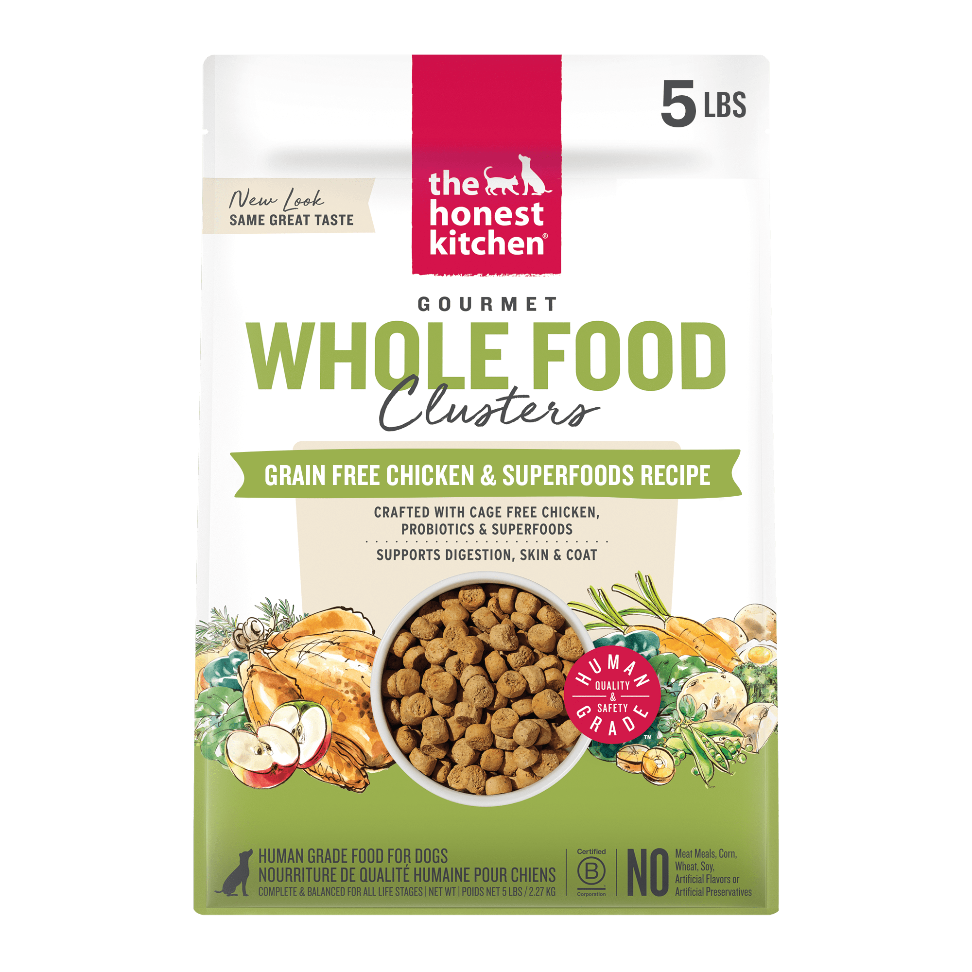 The Honest Kitchen グレインフリー ターキー 2袋 The Honest Kitchen Grain Free Turkey & Superfoods Whole Food